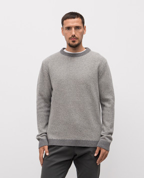 Wool&Co Сірий светр з вовною WO0235