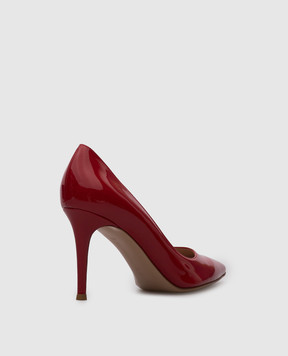 Gianvito Rossi Красные кожаные лакированные лодочки G2458085RICVER