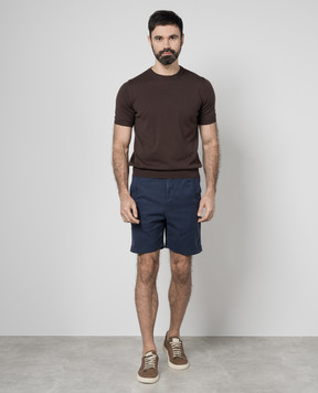 Canali Синие шорты PT0135595601