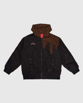 Sprayground Дитяча чорна куртка Drip SPY1264