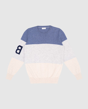 Brunello Cucinelli Детский свитер из кашемира с логотипом B22M12300C
