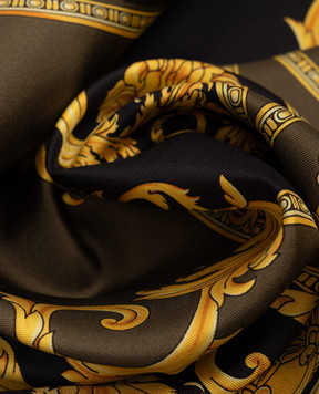 Versace Зелена хустка із шовку La Coupe des Dieux 10016001A11522