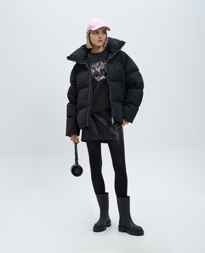 Off-White Серая футболка с брендовым принтом Reg Tee OWAA089F24JER004