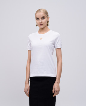 Dolce&Gabbana Біла футболка з логотипом F8N08ZGDCWQ