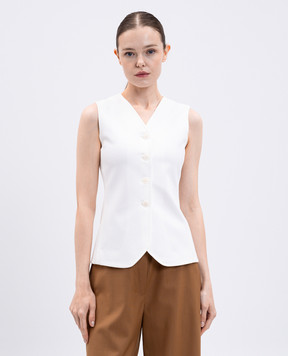 Max Mara Белый жилет FORNOVO FORNOVO