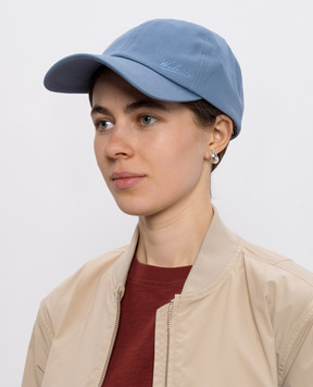 Woolrich Голубая кепка с вышивкой логотипа CFWOAC0333MRUT3745