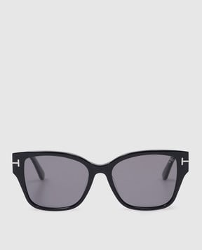 Tom Ford Чорні сонцезахисні окуляри ELSA з логотипом FT110801D