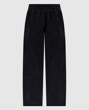 Vetements Чорні спортивні штани з лампасами UA66PA320Bw