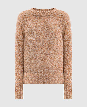 Ermanno Scervino Коричневий светр з кашеміру D475M332ITW