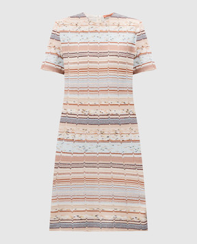 Missoni Бежева сукня у візерунок з люрексом DS25SG1HBR010Q
