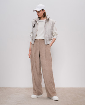 Brunello Cucinelli Бежевый жилет с цепочкой мониль MB5747984P