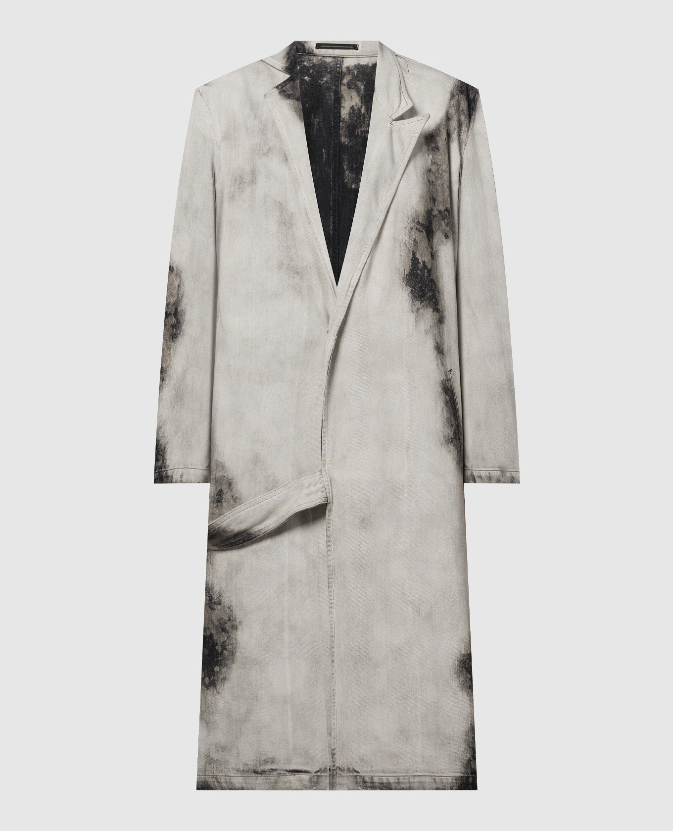 

Серый плащ с эффектом потертости, Плащи