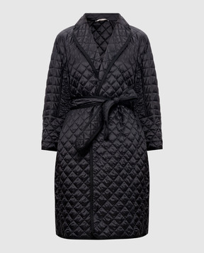 Max Mara Чорна стьобана куртка ARIANNA на запах ARIANNA
