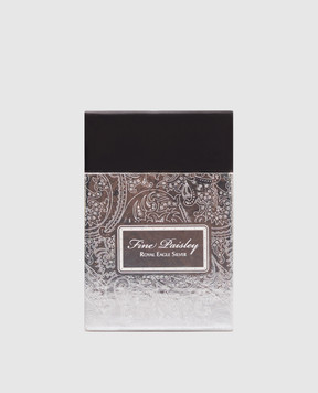 Stefano Ricci Ароматична свічка Royal Eagle Silver в порцеляновому свічнику з платиною OACAN002VELIN2