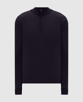 Cashmere&Whiskey Серый джемпер из мериносовой шерсти 77397