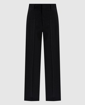 MSGM Черные брюки из шерсти 3740MP08247506