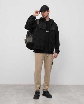 Stone Island Бежевые джогеры с логотипом K1S156200011S0051