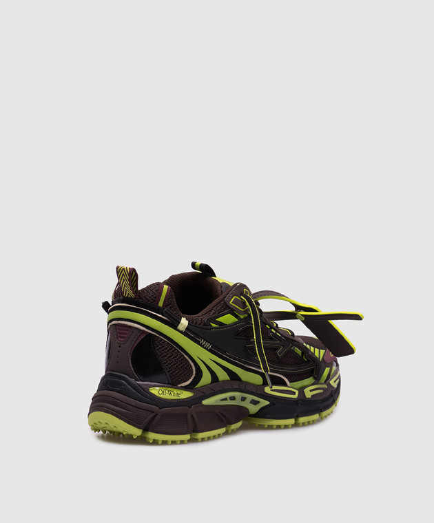 Off-White Черные кроссовки BE RIGHT BACK OMIA295W24FAB001 изображение 3