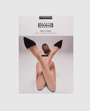 Wolford Черные колготки 10 den 14497