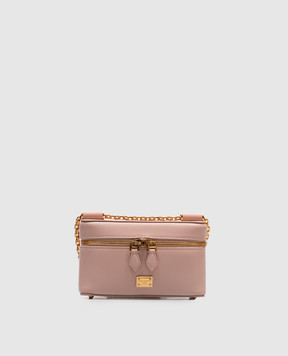 Dolce&Gabbana Розовая кожаная сумка кросс-боди Sicily BB7800B7321