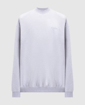 Vetements Сірий меланжевий світшот з логотипом UH76CW100G