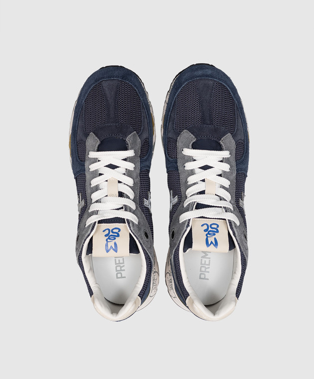 Premiata Синие комбинированные кроссовки MASE MASE изображение 4