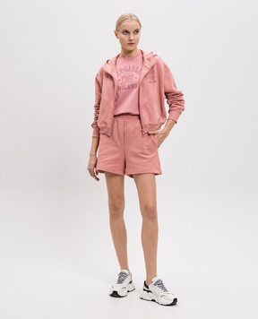 Dolce&Gabbana Рожеві шорти з логотипом FTC90ZGDCX6