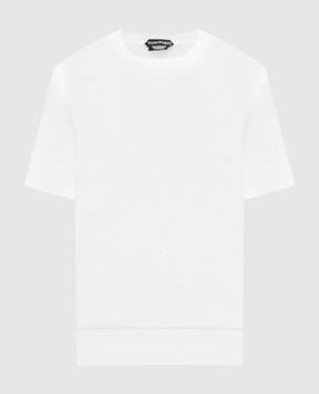 Tom Ford Белая футболка KCS018YMC024S25