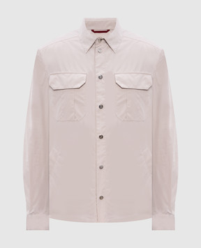 Brunello Cucinelli Бежевая куртка в стиле рубашки MD4796514