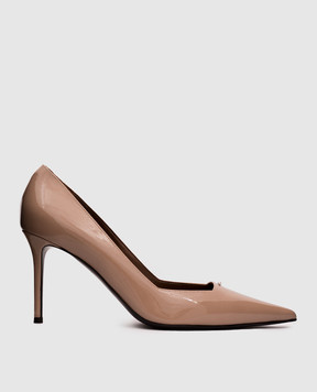 Giuseppe Zanotti Бежеві шкіряні лаковані туфлі Raquel I460018