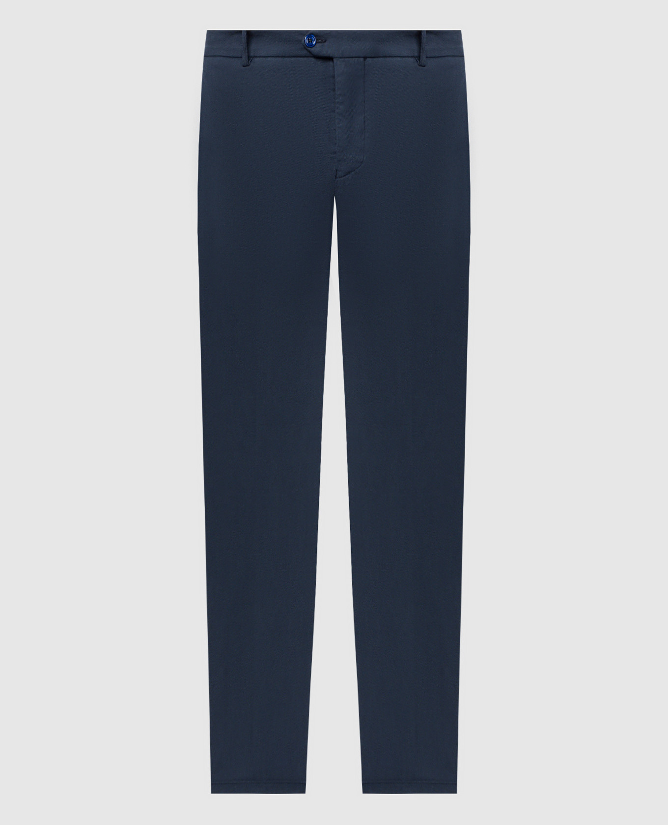 Синие брюки EVO с шелком и кашемиром
