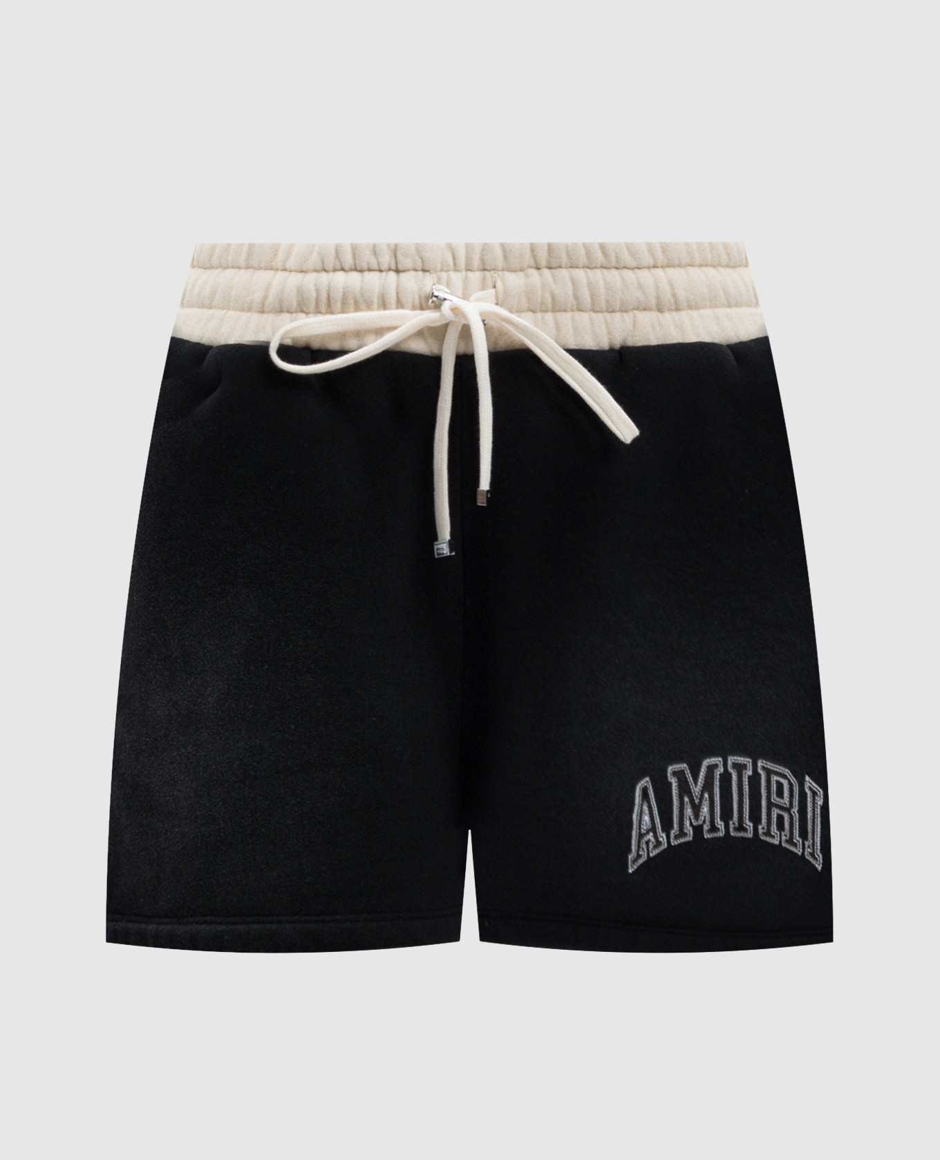 

Черные шорты с винтажным эффектом, Черный, Шорты