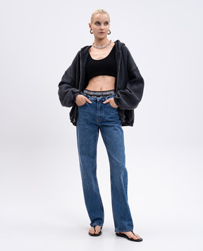 Alexander Wang Сині джинси з логотипом 4DC3254752