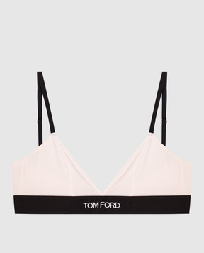 Tom Ford Рожевий ліф з логотипом BRJ009JEX011