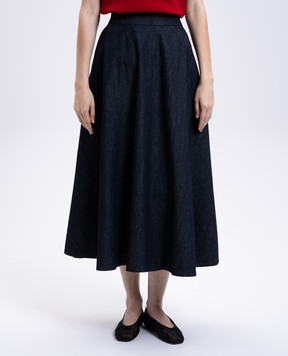 Max Mara Синя джинсова спідниця міді CECILE CECILE