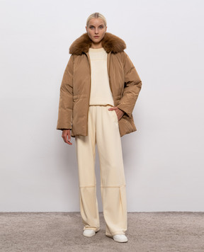 Max Mara Бежеві спортивні штани PANFILO PANFILO