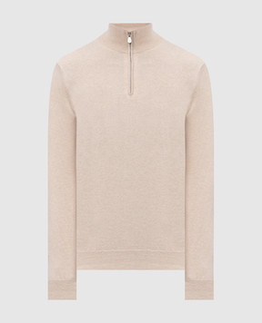Brunello Cucinelli Бежевий джемпер з кашеміру M2200124