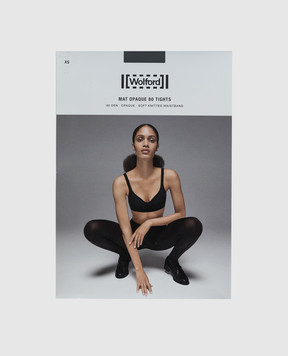 Wolford Черные колготки MAT OPAQUE 80 Den 18420