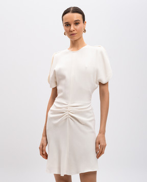 Victoria Beckham Біла сукня міні з вовною 1125WDR006087D