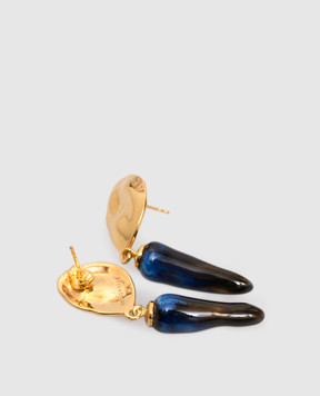 House of Fou Сережки Waka з позолотою з намистинами LAKESMALLTWIG