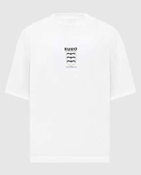 Vetements Белая футболка с принтом логотипа UH76TR650Wm