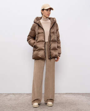 Max Mara Коричневий пуховик SEIA SEIA