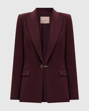 Twinset Бордовий жакет з логотипом 252TP2590