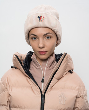 Moncler Grenoble Рожева шапка з вовни K20983B00007M1115