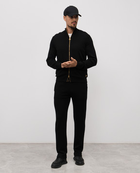Stefano Ricci Чорний спортивний костюм з кашеміру W505023R31W25302P3D