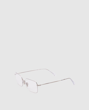 Balenciaga Сріблясті сонцезахисні окуляри Invisible Rectangle 768058T0005