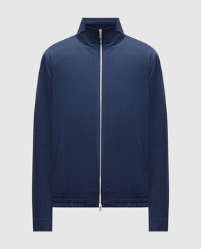 Brunello Cucinelli Синяя куртка из шерсти MM4506424
