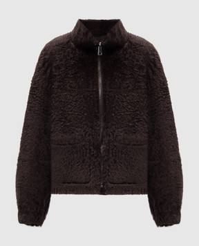 Simonetta Ravizza Коричневая двусторонняя дубленка ISOBEL R F05JA356H18