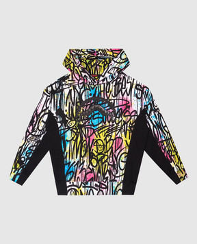 Sprayground Дитяче чорне худі Street Art SPY1216E