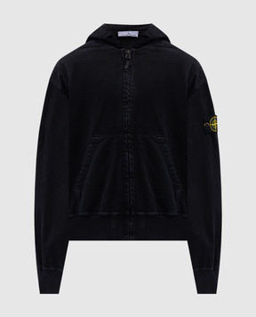 Stone Island Черная спортивная куртка с логотипом K2S156100017S0184